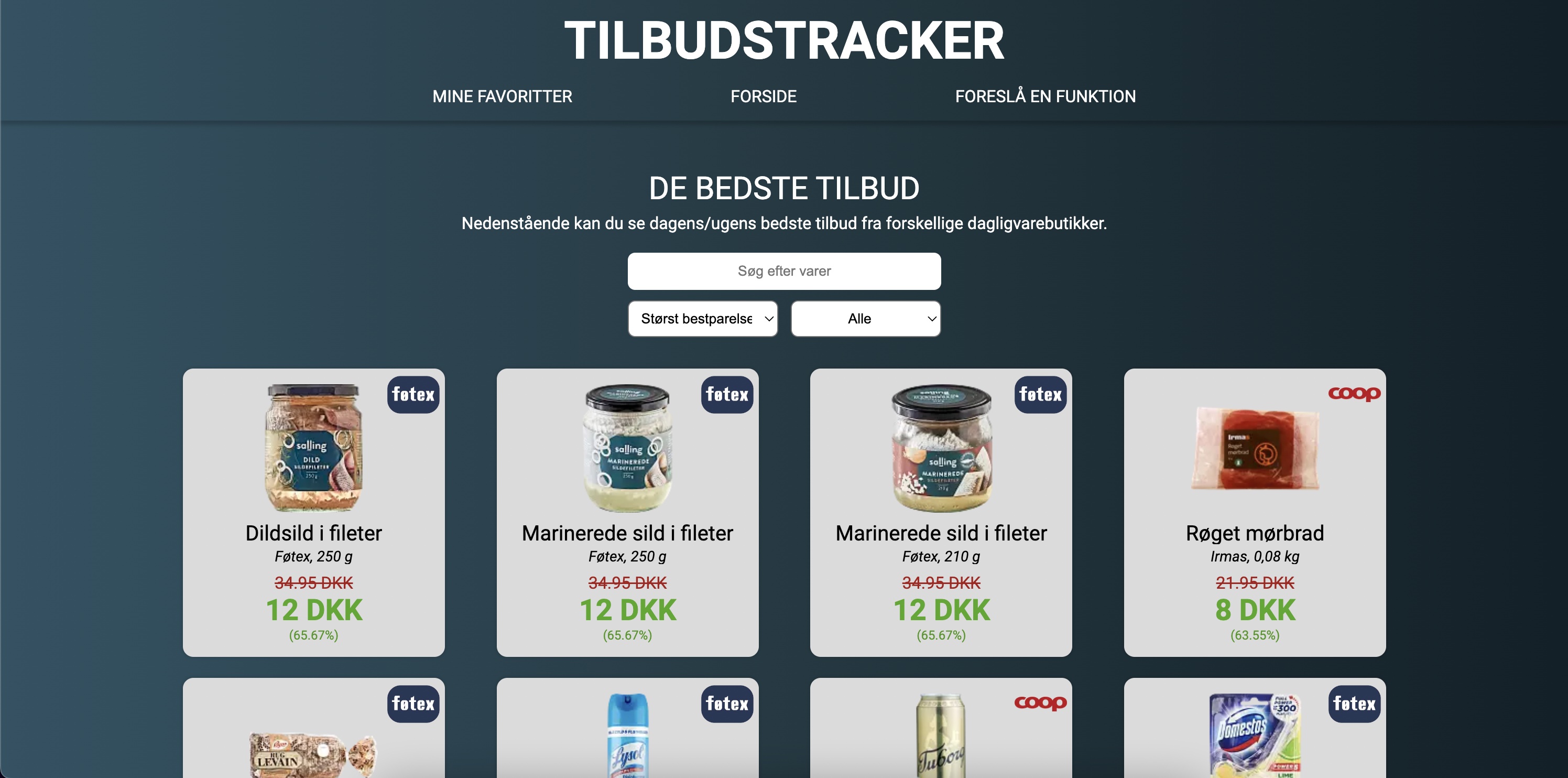 Tilbudstracker